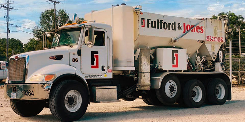 Fulford & Jones concrete delivery truck